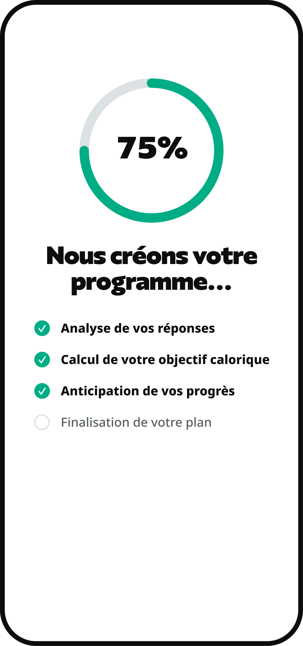 Apercu du planning hebdomadaire de Yoki
